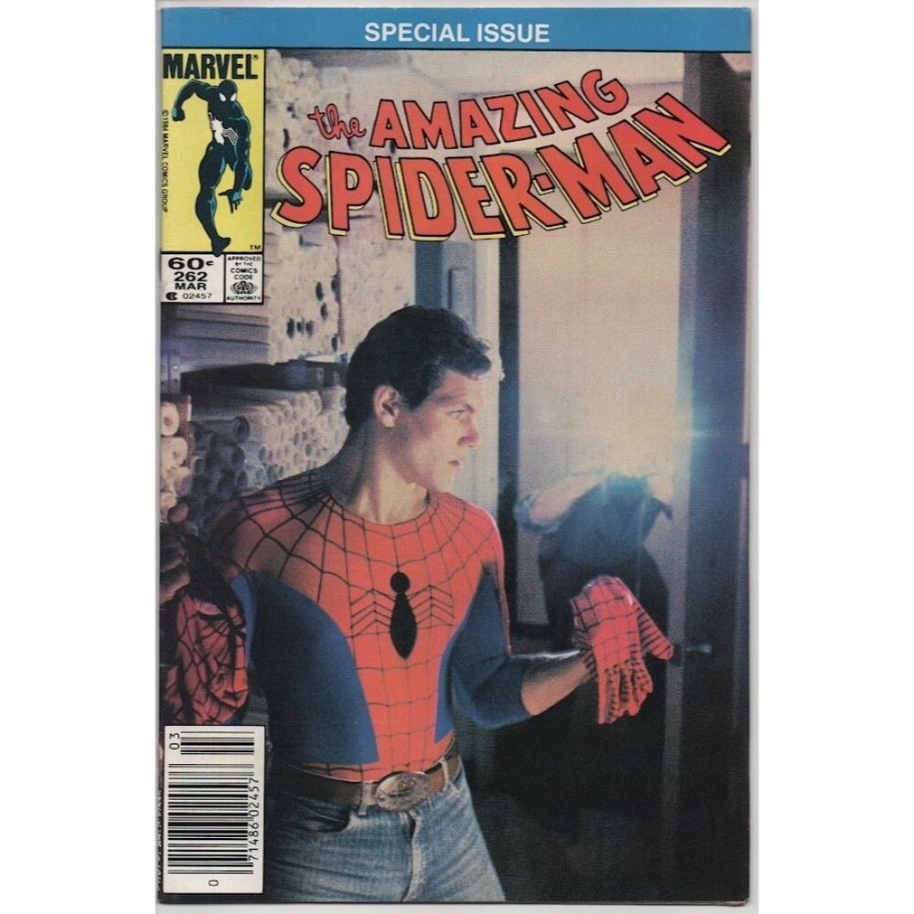 Amazing Spider-Man 262 Newsstand Marvel 1985 FN 6.0 Scott Leva Photo Cover